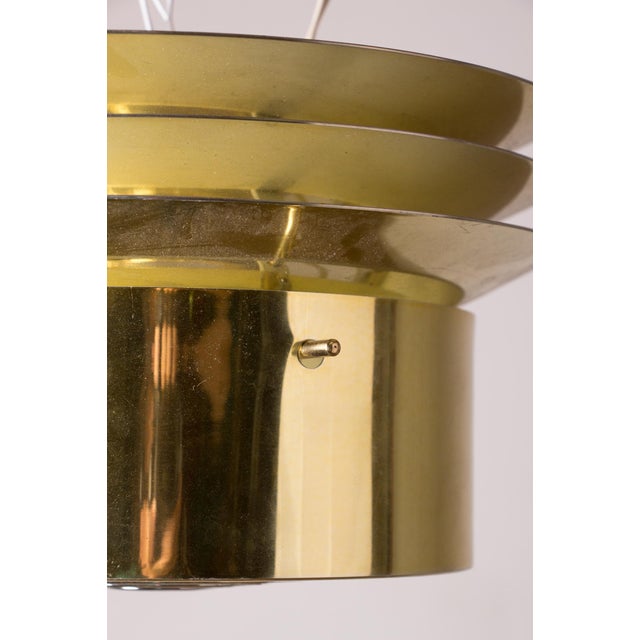 Danish Model T742 Brass Ceiling Lights by Hans Agne Jakobson, 1960, Set of 2 For Sale - Image 12 of 14