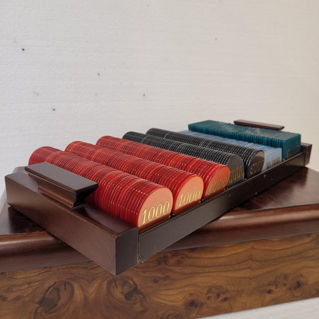 Box of Playing Chips in Acrylic Glass from Dal Negro, Italy, 1980s, Set of 173 For Sale - Image 14 of 18