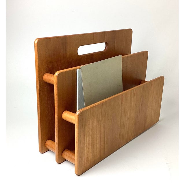 Mid 20th Century Mid Century Modern Teak Leverkussen Newspaper Magazine ...