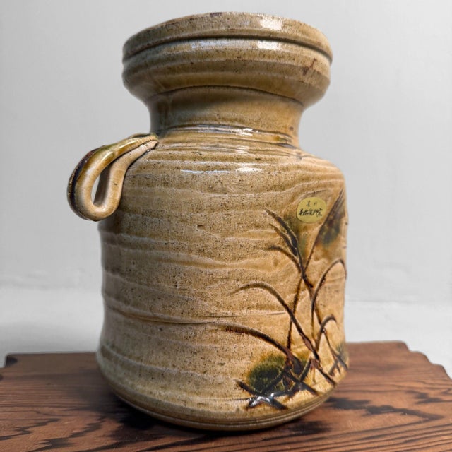 Black Vintage Japanese Ikebana Vase, 1970s For Sale - Image 8 of 13