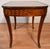 1910s Antique French Louis XV Walnut & Satinwood Inlay Small Coffee Table For Sale - Image 11 of 15