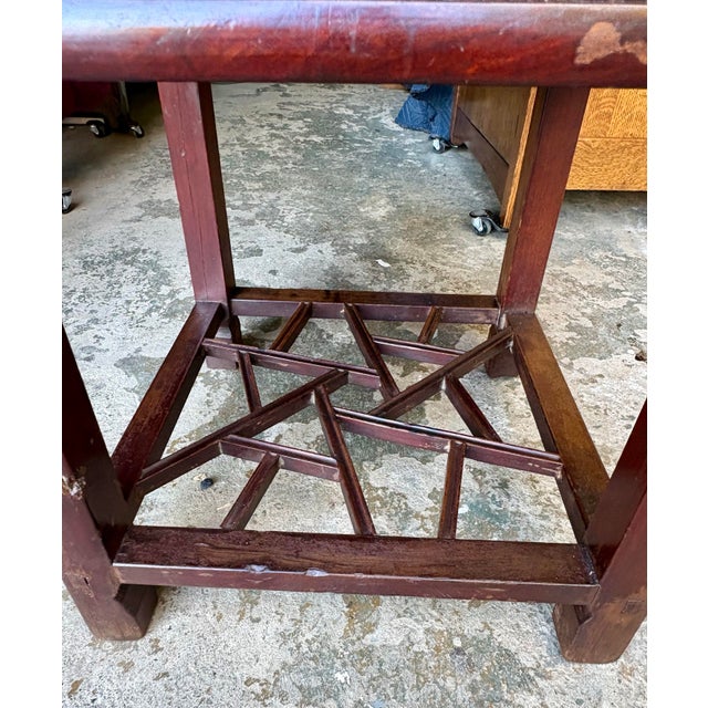 Antique Chinese Qing Dynasty 19thC Chow Tea Table Cracked Ice Motif For Sale In San Francisco - Image 6 of 12