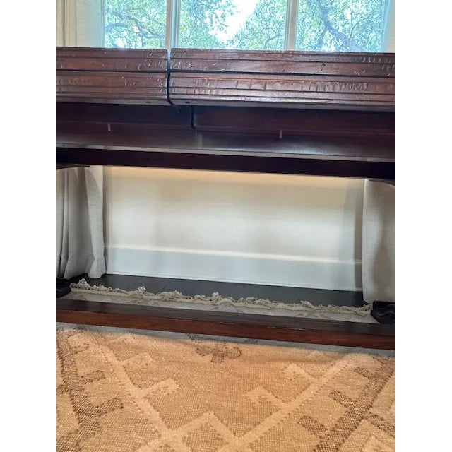 This dining table is crafted from solid mahogany and walnut, combining luxury and functionality. The Marbella and Chateau...