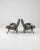 1960s Czech Grey Upholstered Armchairs, A Pair For Sale - Image 9 of 12