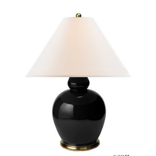 Ralph Lauren Malin Ming Black Jug Lamp For Sale