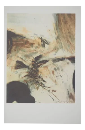 Zao Wou-Ki, Abstract Landscape, Heliogravure