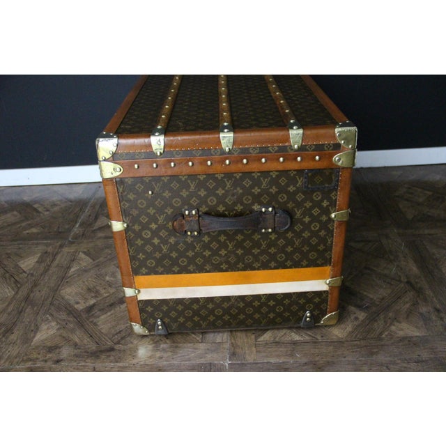 Monogram Courier Trunk from Louis Vuitton, 1920s For Sale - Image 10 of 18
