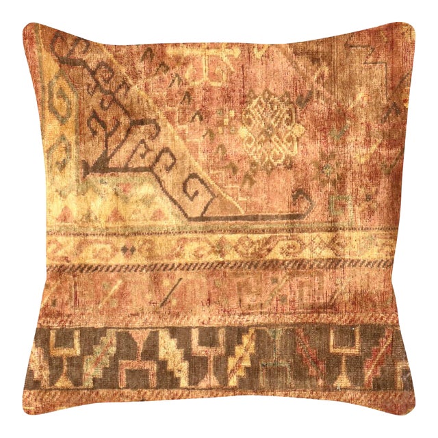 1960s Turkish Oushak Pillow For Sale