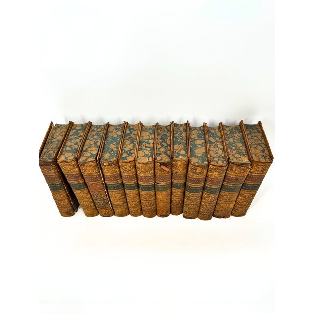 English Antique History of England Books Set of 12 by James Anthony Froude For Sale - Image 3 of 11