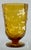 Old new stock set of twelve 1950-60s “crinkled” stemmed drinking glasses in rich amber. Never been used, some glasses...