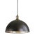 Placuna 1 Light Bronze Pendant For Sale