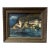 California Coastal Seascape, "View From Covered Boat", Oil Painting, Signed by Artist For Sale