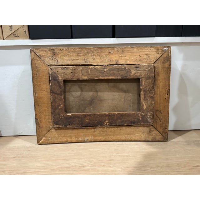 Antique Liverleaf Flower Oil Painting For Sale - Image 9 of 11