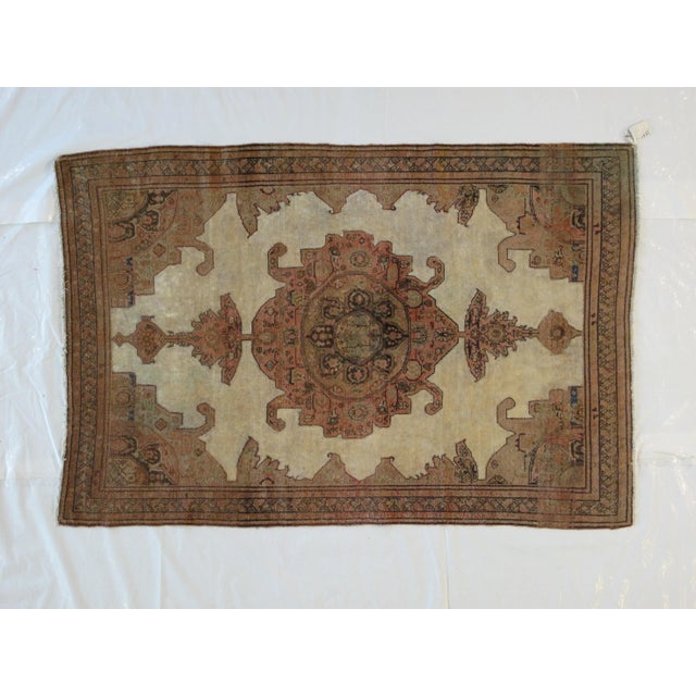 1900's Antique Persian Mishan Malayer , 4'1" X 6' For Sale In New York - Image 6 of 6