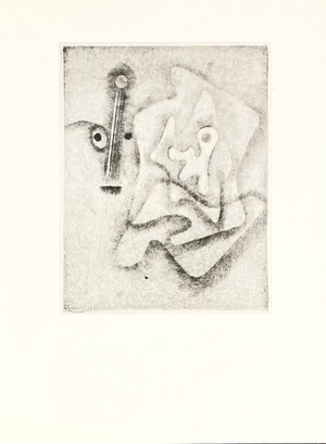 1947 Paul Klee Engraving 40 Lhomme-Approximatif 1931 Reproduction