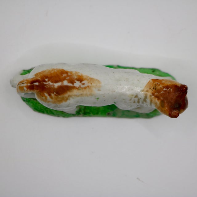 Early 19th Century English Staffordshire Pearlware Miniature Cat Figure For Sale In Cincinnati - Image 6 of 8