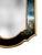 American Art Deco Miniature Painted Mirror by Isabel O'Neil Studio, Dimensions: Height: 21" Width: 17" D:1 1/4" The color...