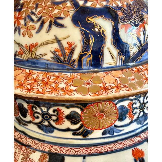 18th Century Japanese Covered Potiche in Arita Porcelain with Imari Decoration, , 1690 For Sale - Image 9 of 13