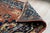 Traditional 7'7"x9'11" Elegant Rust Floral Traditional Hand Knotted Wool Carpet Rug For Sale - Image 3 of 6