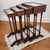 Vintage Brandt Furniture, Four Glass Top Nesting Tables (A Quartetto), Antique Mahogany Finish For Sale In Los Angeles - Image 6 of 16
