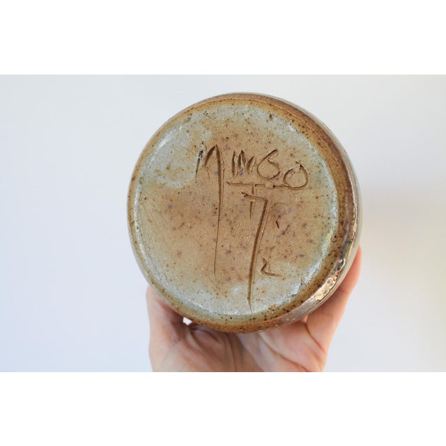Vintage 1970's Studio Art Pottery Vase For Sale In Milwaukee - Image 6 of 6