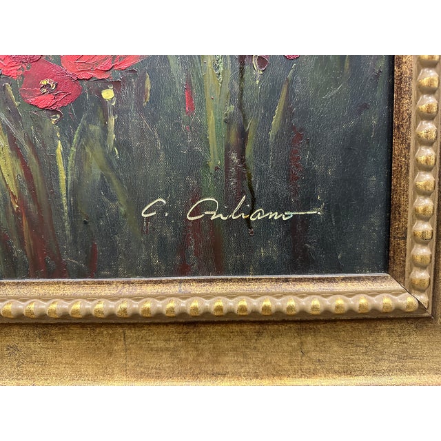 C. Giliano Grand-Scale Italian Countryside Oil Paintings – Pair For Sale - Image 16 of 18