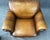 Brown Leather Club Chair and Ottoman For Sale - Image 9 of 18