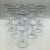 Platinum Rim Crystal Wine/Water Glasses-Set of 10 For Sale - Image 13 of 13