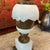 Vintage Italian Marble & Alabaster Urn Lamp 13" Elegant Design With Brass Accents For Sale - Image 18 of 18