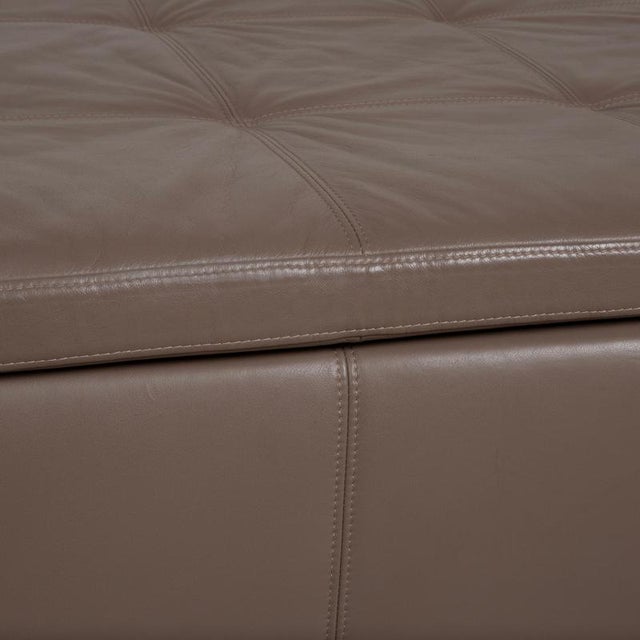 Leather Mezzo Ottoman from BoConcept For Sale - Image 5 of 11