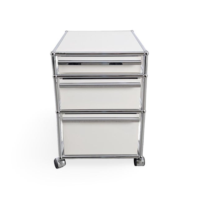 Rolling Container Office Cabinet from USM Haller For Sale - Image 6 of 9