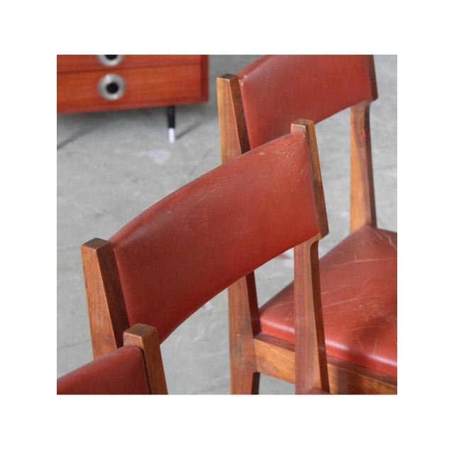 Leather Chairs, 1960s, Set of 6 For Sale - Image 10 of 18