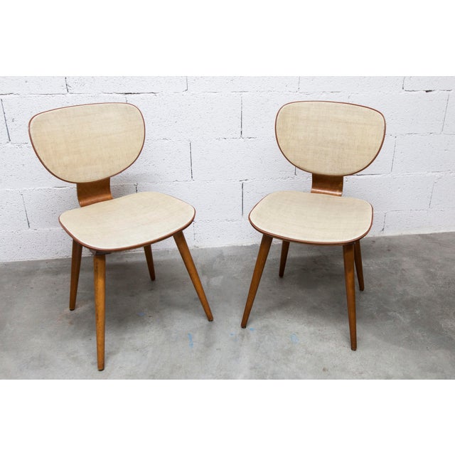 Mid-Century Modern No. 831 G1 Chairs by Max Bill for Baumann, 1960s, Set of 2 For Sale - Image 3 of 18