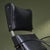 P40 Lounge Chair in Stainless Steel and Black Faux Leather by Osvaldo Borsani for Tecno, Italy, 1950s For Sale - Image 10 of 13