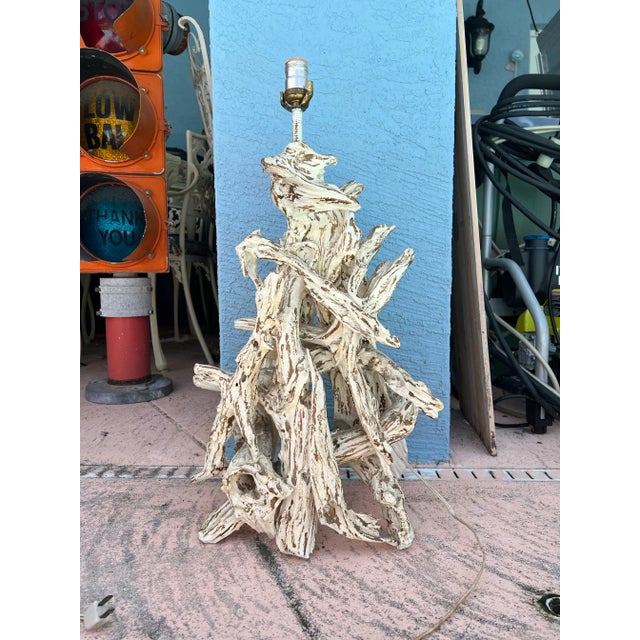 This table lamp is unbelievable! Organic form made from natural materials bring the outside in and let it shine! This lamp...