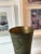 Metal Conical Incised Metal Vessel For Sale - Image 7 of 8