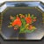 A Very Nice Vintage Hand-Painted Toleware Tray, Circa 1940s Signed: Ruth Wilbur A charming octagonal toleware tray with...