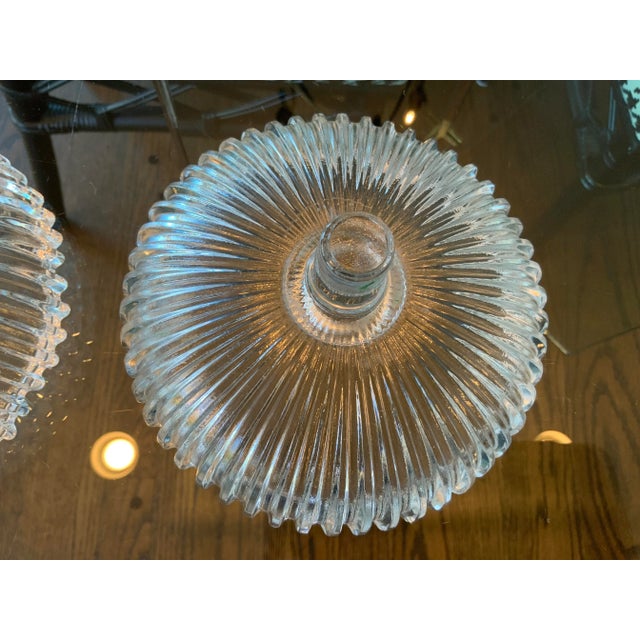 1960s Vintage Scalloped Vase for Candles -A Pair For Sale - Image 5 of 9