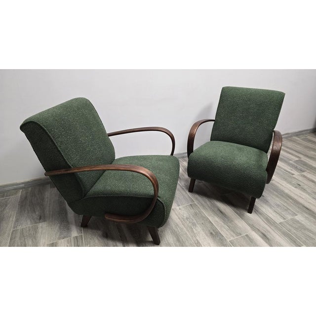 Mid-Century Modern Armchair by Jindrich Halabala, 1940s For Sale - Image 3 of 15