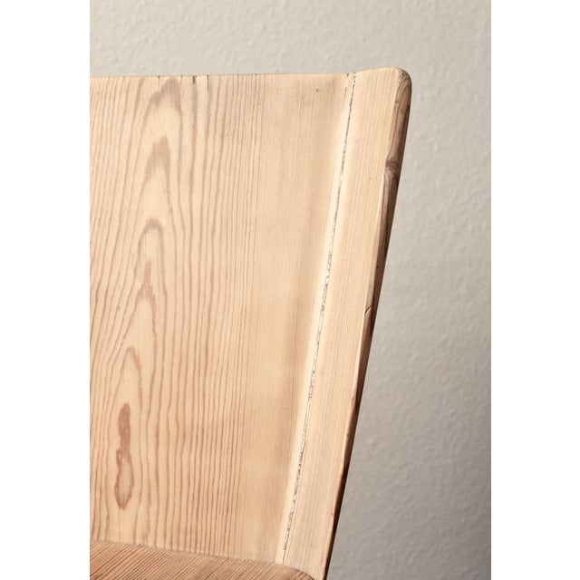 Swedish Pine Modell 510 Dining Chairs by Göran Malmvall for Svensk Fur, Sweden, 1950s, Set of 7 For Sale - Image 15 of 18