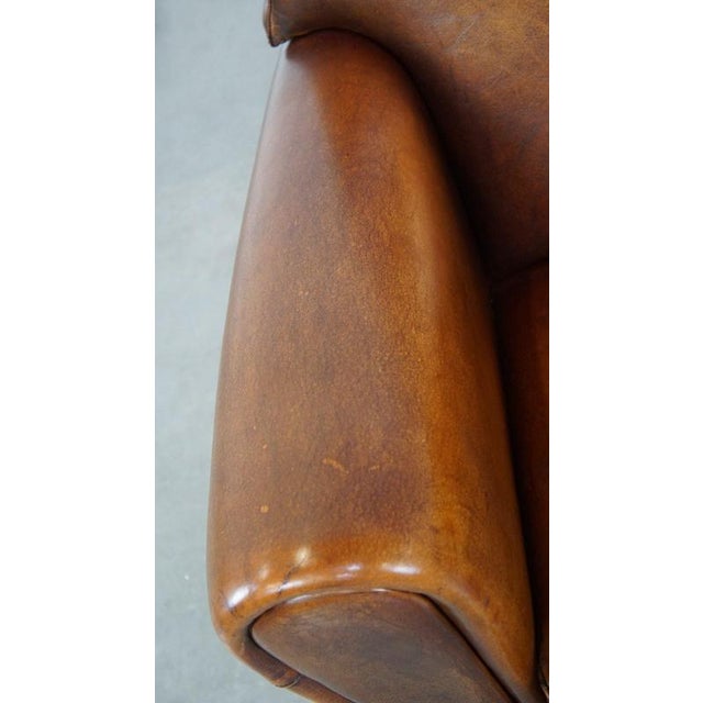 Animal Skin Armchair in Sheep Leather For Sale - Image 7 of 15