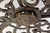 Large Circular Wrought Iron Chandelier, France, 1940 For Sale - Image 4 of 9