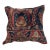 Pillow W/Antique Persian Rug Fragment, 1'5" X 1'5" For Sale