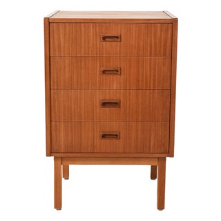 Scandinavian Rationalist Chest of Drawers in Mahogany, 1960s For Sale