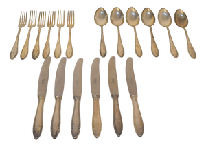 Cutlery Service for Six People from Krupp Berndorf, 1950s, Set of 18