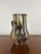 Art Nouveau Ceramic and Metal Vase, 1940s For Sale - Image 9 of 9