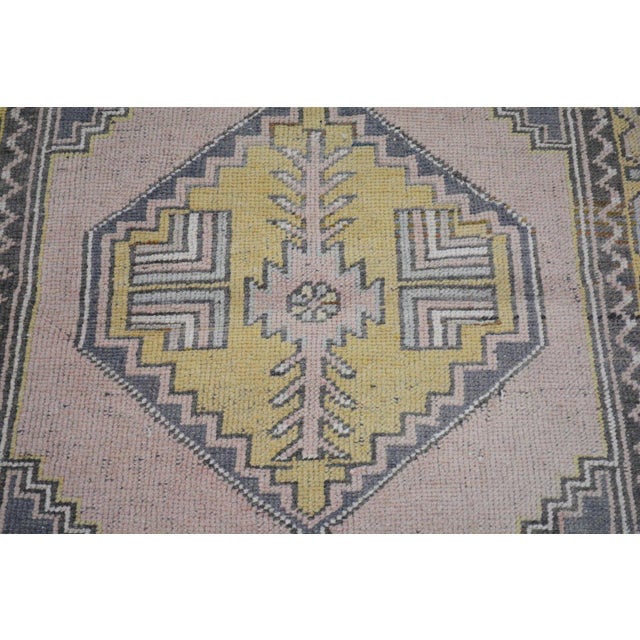 Turkish Vintage Turkish Anatolian Hand Knotted Wool Rug, 3'1''x5'9'' For Sale - Image 3 of 5
