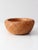 Wood Vintage Woven Bamboo Basket Bowl With Rounded Sides For Sale - Image 7 of 14