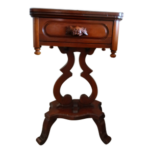 Cherry Wood Nightstand - Davis Cabnet Co, 1950's