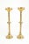 Gothic Tall Decorative 19th Century Gothic Style Brass Candlesticks - a Pair For Sale - Image 3 of 3